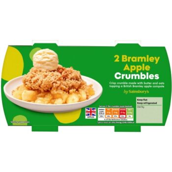 Sainsbury's Bramley Apple Crumble (2 x 120g)