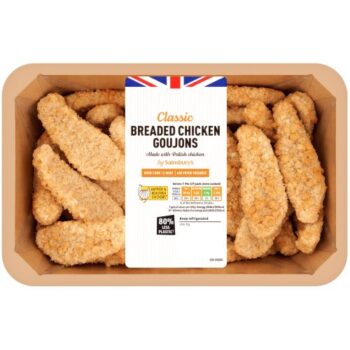Sainsbury's Breaded Chicken Goujons (1kg)