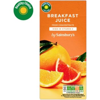 Sainsbury's Breakfast Juice from Concentrate (1 Litre)