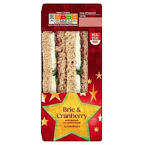 Sainsbury's Brie & Cranberry Sandwich