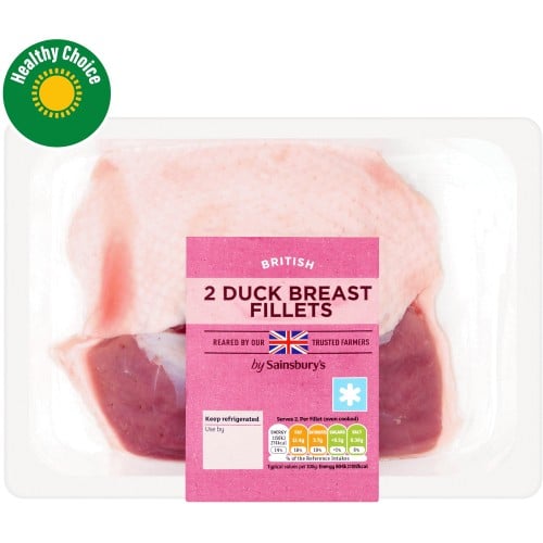 Sainsbury's British Duck Breast Fillets (2 x 397g)