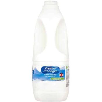 Sainsbury's British Filtered Whole Milk (2 Litre)