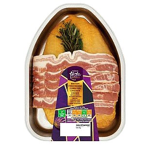 Sainsbury's British Free Range Corn Fed Chicken Crown Taste the Difference (900g)