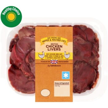 Sainsbury's British Fresh Chicken Livers (400g)
