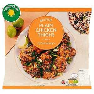 Sainsbury's British Plain Chicken Thighs (1.5kg)