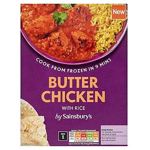Sainsbury's Butter Chicken with Rice (400g)