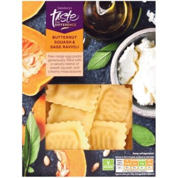 Sainsbury's Butternut Squash & Sage Ravioli Taste the Difference (250g)
