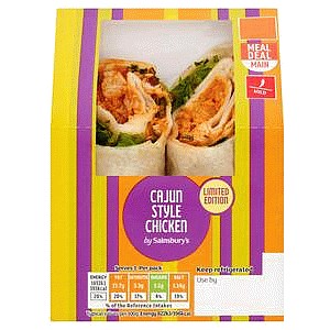 Sainsbury's Cajun Chicken Wrap