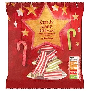 Sainsbury's Candy Cane Chews (130g)