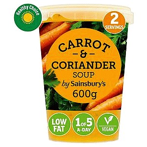 Sainsbury's Carrot & Coriander Soup (600g)