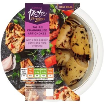 Sainsbury's Chargrilled Italian Artichokes Taste the Difference (140g)