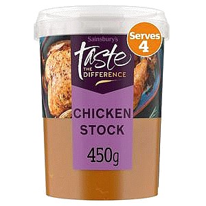 Sainsbury's Chicken Stock Taste the Difference (450g)