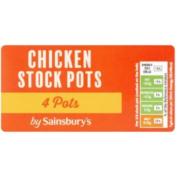 Sainsbury's Chicken Stockpots (4 x 112g)