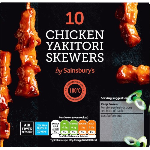 Sainsbury's Chicken Yakitori Skewers (10 x 180g)