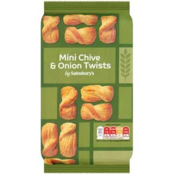 Sainsbury's Chive & Onion Mini Twists (125g)