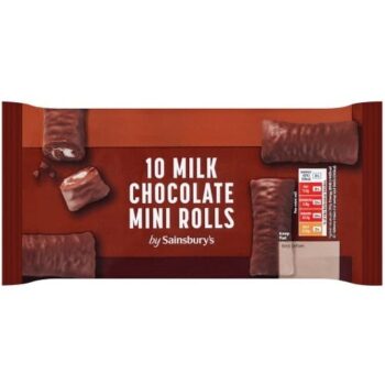 Sainsbury's Chocolate Mini Rolls Cakes (10)