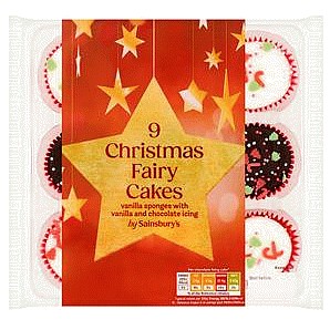 Sainsbury's Christmas Fairy Cakes (9)