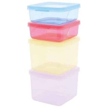 Sainsbury's Coloured Portion Pots (4)