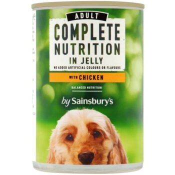 Sainsbury's Complete Nutrition Adult Dog Food with Chicken in Jelly (400g)