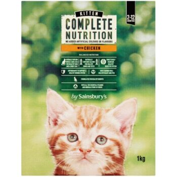 Sainsbury's Complete Nutrition with Chicken Kitten Food (1kg)