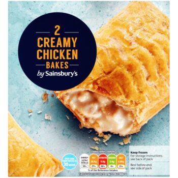 Sainsbury's Creamy Chicken Bakes (2 x 280g)