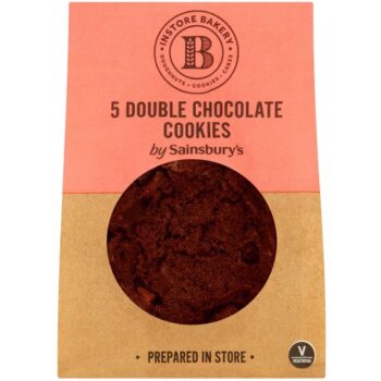 Sainsbury's Double Chocolate Cookies (5)