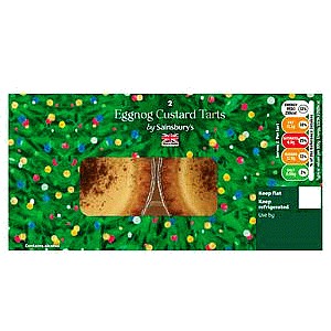 Sainsbury's Eggnog Custard Tarts (2 x 81g)