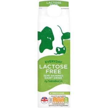 Sainsbury's Everyday Lactose Free Semi Skimmed Dairy Drink (1 Litre)