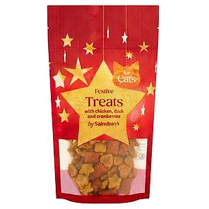 Sainsbury's Festive with Chicken Duck & Cranberries for Cats (65g)