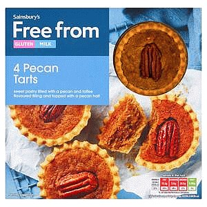 Sainsbury's Free From 4 Pecan Tarts (200g)