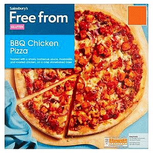Sainsbury's Free From BBQ Chicken Pizza (302g)