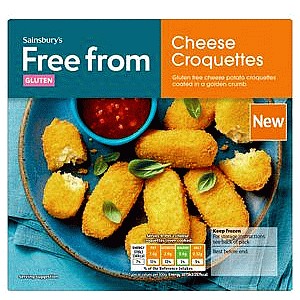 Sainsbury's Free From Cheese Croquettes (212g)