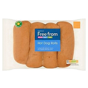Sainsbury's Free From Hot Dog Rolls (280g)