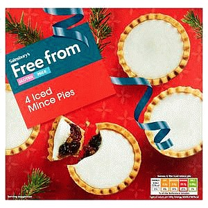 Sainsbury's Free From Iced Mince Pies (4 x 225g)