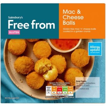 Sainsbury's Free From Mac & Cheese Balls (200g)
