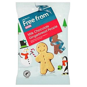 Sainsbury's Free From Milk Chocolate Gingerbread People (161g)