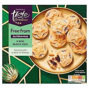 Sainsbury's Free From Mini Mince Pies Taste the Difference (9 x 275g)