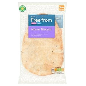 Sainsbury's Free From Naan Breads (180g)