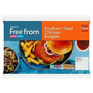 Sainsbury's Free From Southern Fried Chicken Burgers (454g)