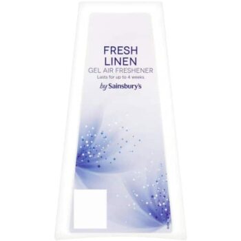 Sainsbury's Fresh Linen Gel Air Freshener (120g)