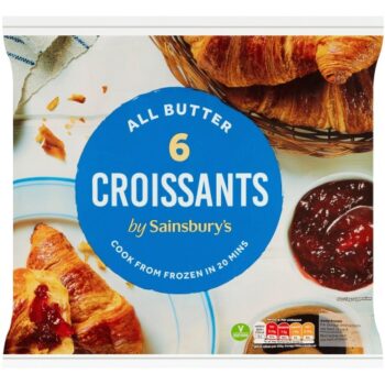Sainsbury's Frozen All Butter Croissants (6 x 300g)