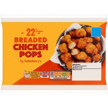 Sainsbury's Frozen Chicken Pops (190g)