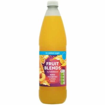 Sainsbury's Fruit Blends Mango Passionfruit & Peach Squash (1 Litre)