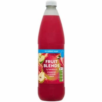 Sainsbury's Fruit Blends Strawberry & Rhubarb Squash (1 Litre)
