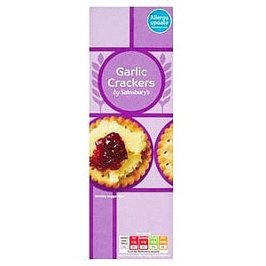 Sainsbury's Garlic Crackers (185g)