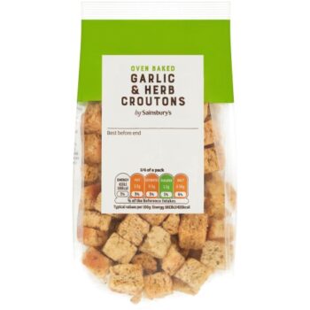 Sainsbury's Garlic & Herb Croutons (100g)