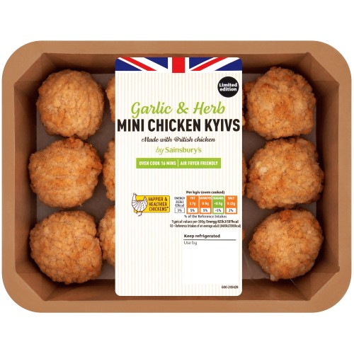 Sainsbury's Garlic & Herb Mini Chicken Kyivs (390g)