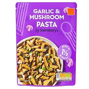 Sainsbury's Garlic & Mushroom Pasta (200g)