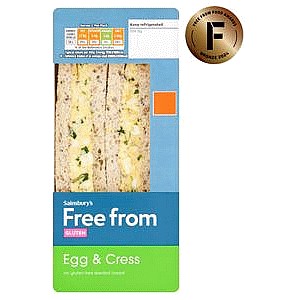 Sainsbury's Gluten Free Egg & Cress Sandwich