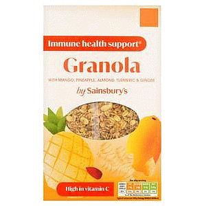Sainsbury's Granola with Mango Pineapple Almond Turmeric & Ginger